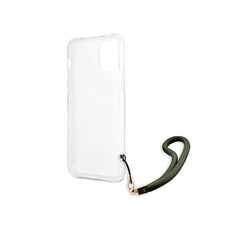 Guess Camo Collection dėklas, skirtas iPhone 12 Pro Max - žalias