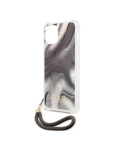 Guess Marble Collection dėklas, skirtas iPhone 12 Pro Max - pilkas