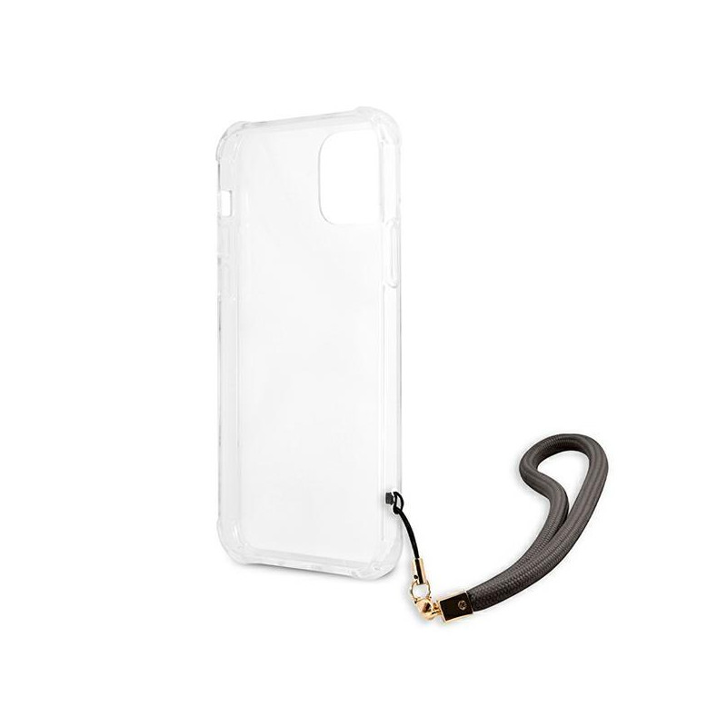 Guess Marble Collection dėklas, skirtas iPhone 12 Pro Max - pilkas