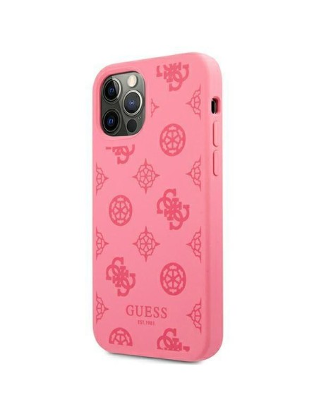 Guess Peony Collection dėklas, skirtas iPhone 12 Pro Max - fuksijos spalvos Guess Peony Collection dėklas, skirtas iPhone 12 Pro Max - fuksijos spalvos
