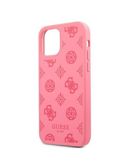 Guess Peony Collection dėklas, skirtas iPhone 12 Pro Max - fuksijos spalvos Guess Peony Collection dėklas, skirtas iPhone 12 Pro Max - fuksijos spalvos