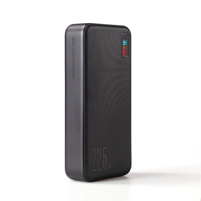 Powerbank 20000mAh Dazzling Series 22,5W juoda