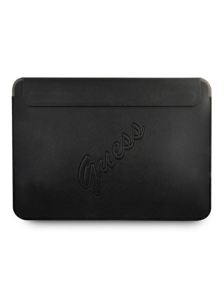 Guess Saffiano Script dangtelis 13" nešiojamam kompiuteriui - juodas