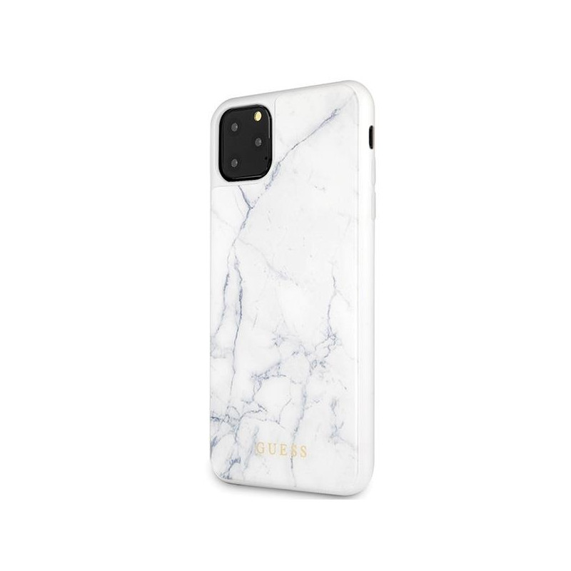 Guess GUHCN65HYMAWH iPhone 11 Pro Max baltas/ baltas marmuras