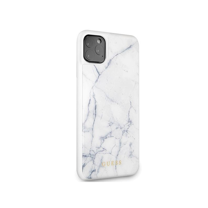 Guess GUHCN65HYMAWH iPhone 11 Pro Max baltas/ baltas marmuras