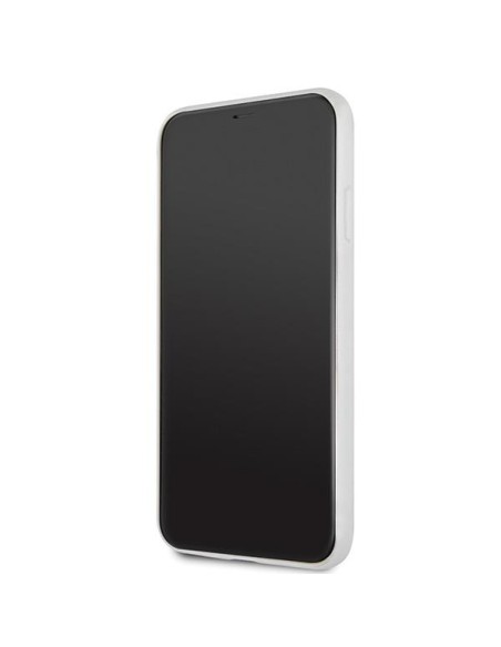 Guess GUHCN65HYMAWH iPhone 11 Pro Max baltas/ baltas marmuras Guess GUHCN65HYMAWH iPhone 11 Pro Max baltas/ baltas marmuras