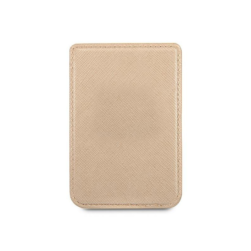 MagSafe Guess Saffiano piniginė – auksinė