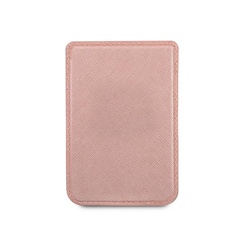 MagSafe Guess Saffiano piniginė - rožinė