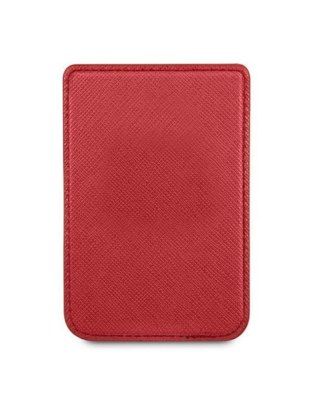MagSafe Guess Saffiano piniginė - raudona MagSafe Guess Saffiano piniginė - raudona