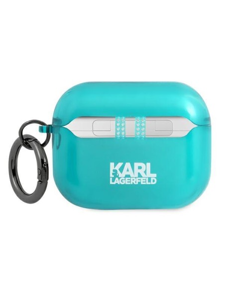 Karl Lagerfeld Choupette dėklas, skirtas AirPods Pro – mėlynas Karl Lagerfeld Choupette dėklas, skirtas AirPods Pro – mėlynas