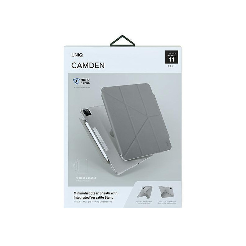 Uniq Camden dėklas, skirtas iPad Pro 11& 39 & 39 (2021) – pilkas
