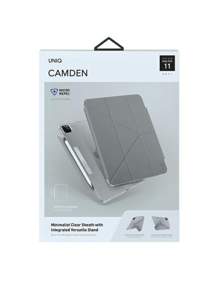 Uniq Camden dėklas, skirtas iPad Pro 11& 39 & 39 (2021) – pilkas Uniq Camden dėklas, skirtas iPad Pro 11& 39 & 39 (2021) – pilkas