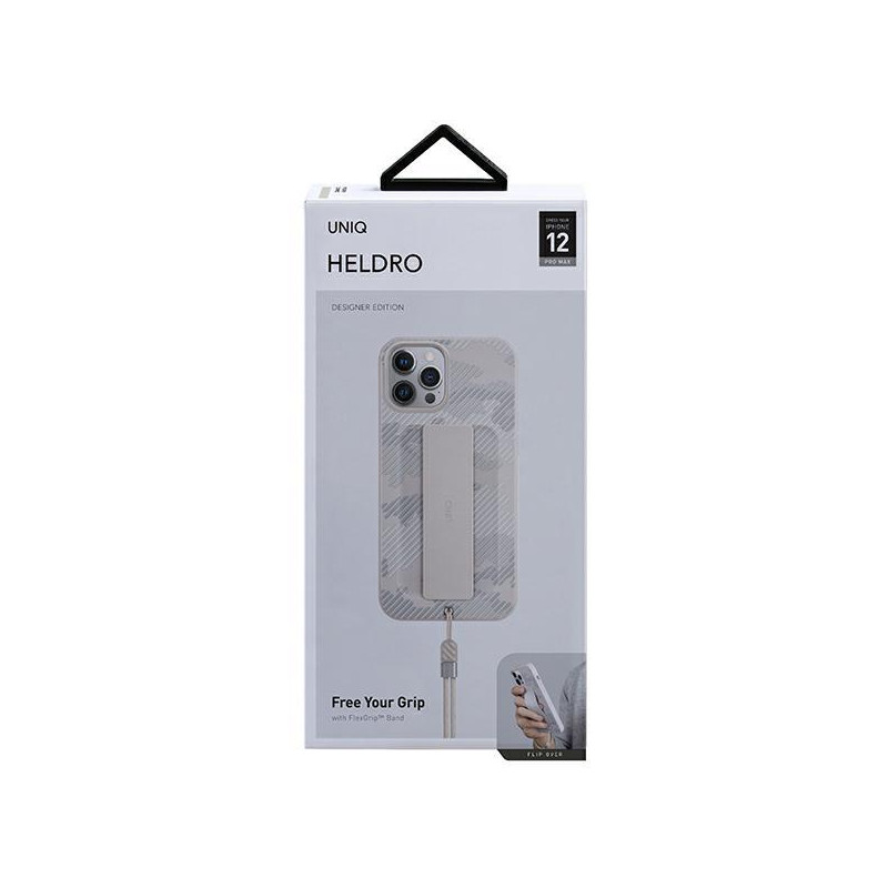 Uniq Heldro dėklas, skirtas iPhone 12 Pro Max - smėlio spalvos kamufliažas