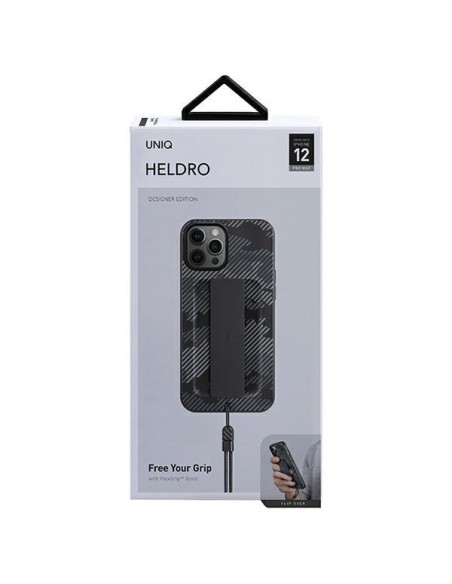 Uniq Heldro dėklas, skirtas iPhone 12 Pro Max - juodas kamufliažas Uniq Heldro dėklas, skirtas iPhone 12 Pro Max - juodas kamufliažas