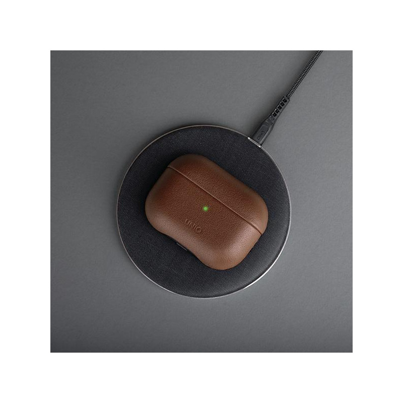 UNIQ Terra tikros odos dėklas, skirtas AirPods Pro - alyvuogių
