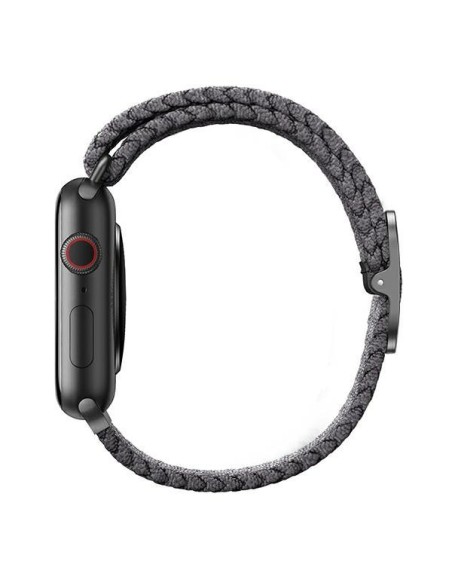 UNIQ Aspen pintas dirželis, skirtas Apple Watch 1/ 2/ 3/ 4/ 5/ 6/ 7/ 8/ SE/ SE2 40/ 38/ 41mm – pilkas UNIQ Aspen pintas dirželis, skirtas Apple Watch 1/ 2/ 3/ 4/ 5/ 6/ 7/ 8/ SE/ SE2 40/ 38/ 41mm – pilkas