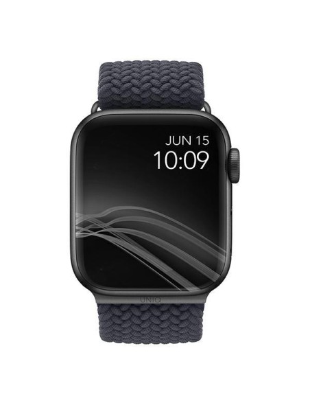 UNIQ Aspen pintas dirželis, skirtas Apple Watch 1/ 2/ 3/ 4/ 5/ 6/ 7/ 8/ SE/ SE2 40/ 38/ 41mm – pilkas UNIQ Aspen pintas dirželis, skirtas Apple Watch 1/ 2/ 3/ 4/ 5/ 6/ 7/ 8/ SE/ SE2 40/ 38/ 41mm – pilkas