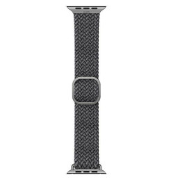 UNIQ Aspen pintas dirželis, skirtas Apple Watch 1/ 2/ 3/ 4/ 5/ 6/ 7/ 8/ SE/ SE2 40/ 38/ 41mm – pilkas