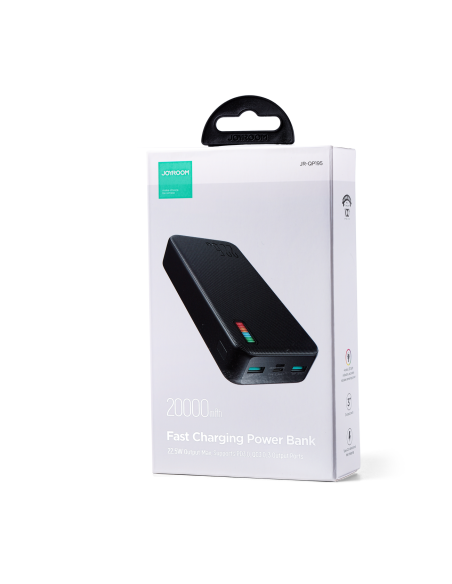 Powerbank 20000mAh Dazzling Series 22,5W juoda
