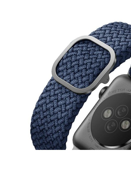 UNIQ Aspen pintas dirželis, skirtas Apple Watch 1/ 2/ 3/ 4/ 5/ 6/ 7/ 8/ SE/ SE2 44/ 42/ 45 mm – mėlynas UNIQ Aspen pintas dirželis, skirtas Apple Watch 1/ 2/ 3/ 4/ 5/ 6/ 7/ 8/ SE/ SE2 44/ 42/ 45 mm – mėlynas
