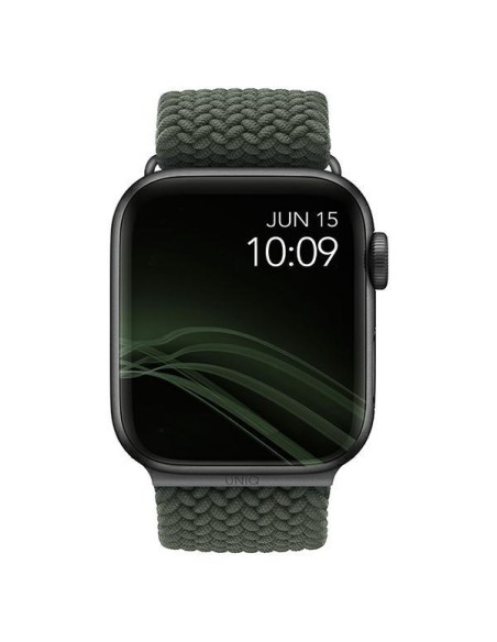 UNIQ Aspen pintas dirželis, skirtas Apple Watch 1/ 2/ 3/ 4/ 5/ 6/ 7/ 8/ SE/ SE2 44/ 42/ 45 mm – žalias UNIQ Aspen pintas dirželis, skirtas Apple Watch 1/ 2/ 3/ 4/ 5/ 6/ 7/ 8/ SE/ SE2 44/ 42/ 45 mm – žalias