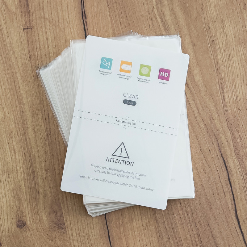 50 vnt Savaime atsinaujinanti hidrogelio folija, skirta pjaustyti ploteriu (18cm x 12cm)