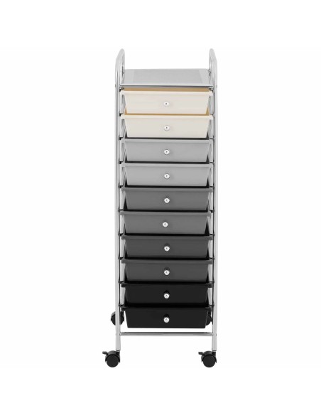 Vežimėlis kosmetikai, kirpyklos vonios kambarys, 10 stalčių 38,5 x 32 x 96,5 cm Vežimėlis kosmetikai, kirpyklos vonios kambarys, 10 stalčių 38,5 x 32 x 96,5 cm