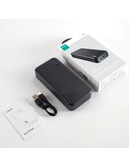 Powerbank 20000mAh Dazzling Series 22,5W juoda