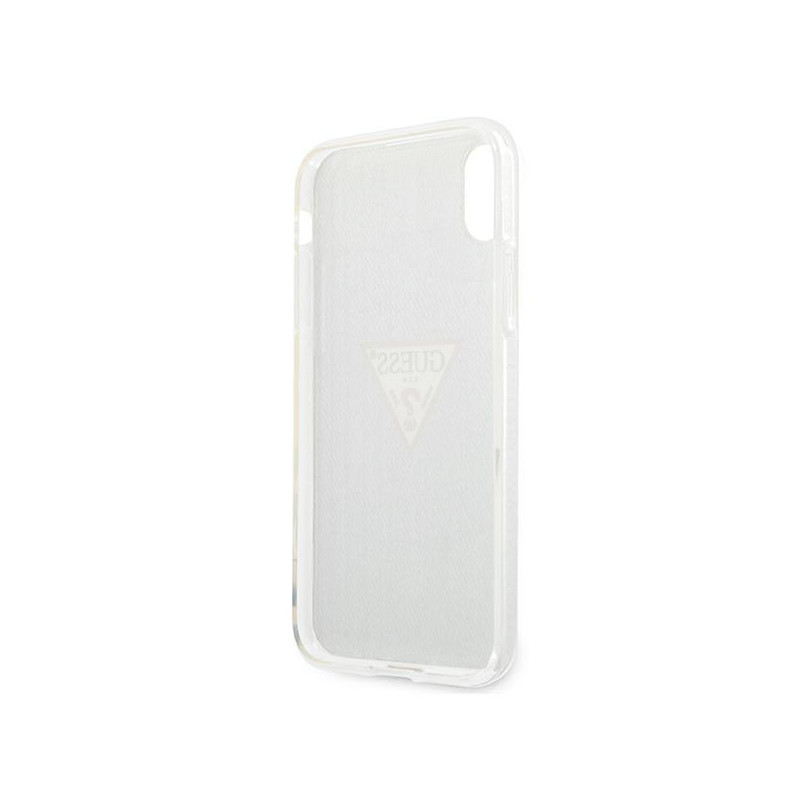 Guess GUHCI61PCUJULLB iPhone Xr mėlyna/ šviesiai mėlyna kieto dėklo džinsų kolekcija