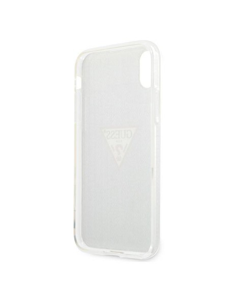 Guess GUHCI61PCUJULLB iPhone Xr mėlyna/ šviesiai mėlyna kieto dėklo džinsų kolekcija Guess GUHCI61PCUJULLB iPhone Xr mėlyna/ šviesiai mėlyna kieto dėklo džinsų kolekcija