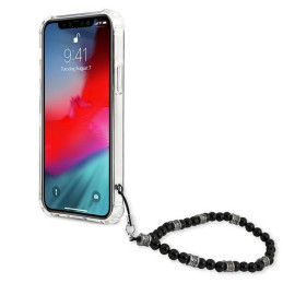 Guess Black Pearl dėklas, skirtas iPhone 12 / iPhone 12 Pro - skaidrus