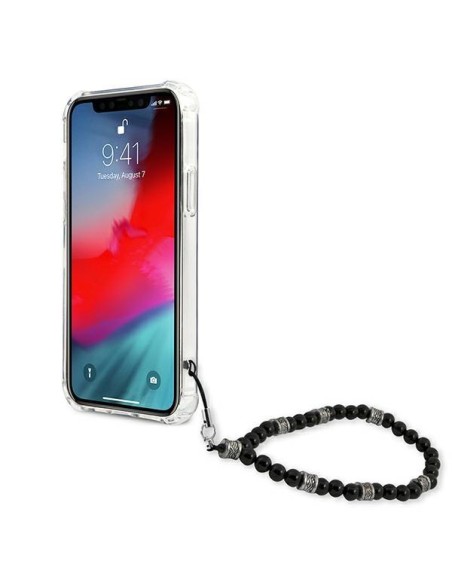 Guess Black Pearl dėklas, skirtas iPhone 12 / iPhone 12 Pro - skaidrus Guess Black Pearl dėklas, skirtas iPhone 12 / iPhone 12 Pro - skaidrus