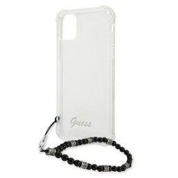 Guess Black Pearl dėklas, skirtas iPhone 12 / iPhone 12 Pro - skaidrus