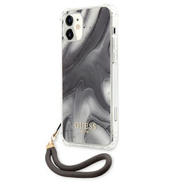 Guess Marble Collection dėklas iPhone 12 mini - pilkas