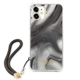 Guess Marble Collection dėklas iPhone 12 mini - pilkas
