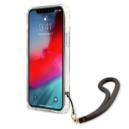 Guess Marble Collection dėklas iPhone 12 mini - pilkas