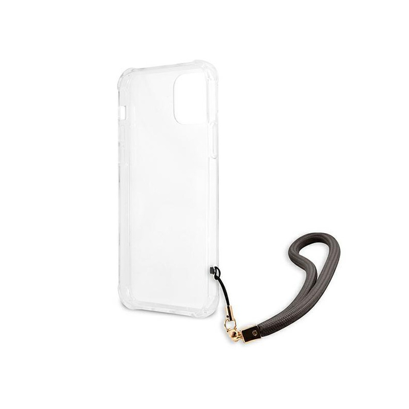 Guess Marble Collection dėklas iPhone 12 mini - pilkas