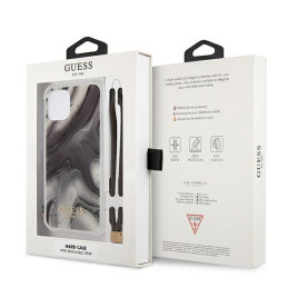 Guess Marble Collection dėklas iPhone 12 mini - pilkas