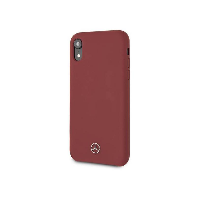 Mercedes Silicone Line dėklas iPhone Xr - raudonas