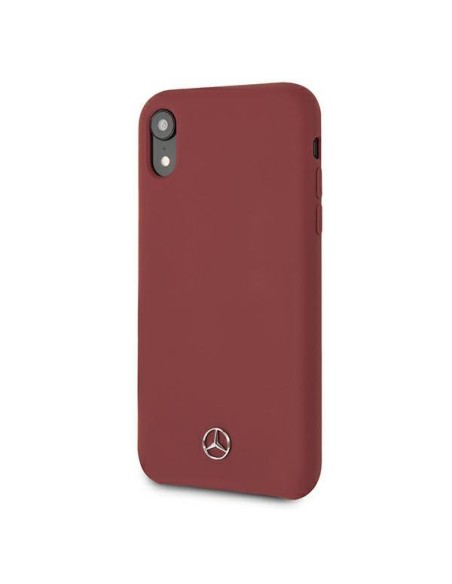 Mercedes Silicone Line dėklas iPhone Xr - raudonas Mercedes Silicone Line dėklas iPhone Xr - raudonas