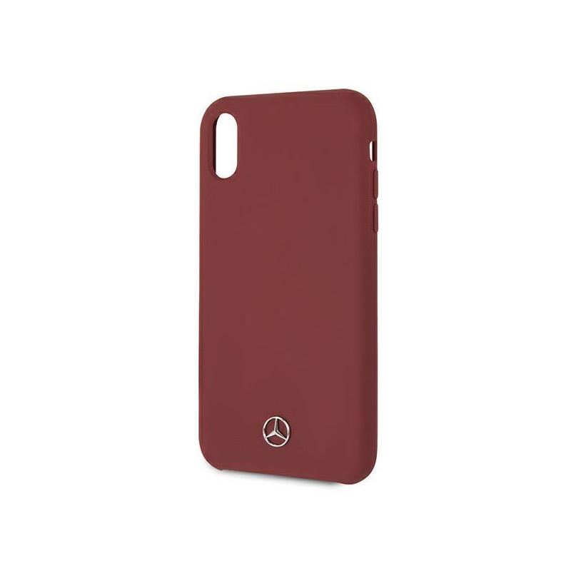 Mercedes Silicone Line dėklas iPhone Xr - raudonas