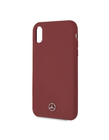 Mercedes Silicone Line dėklas iPhone Xr - raudonas Mercedes Silicone Line dėklas iPhone Xr - raudonas