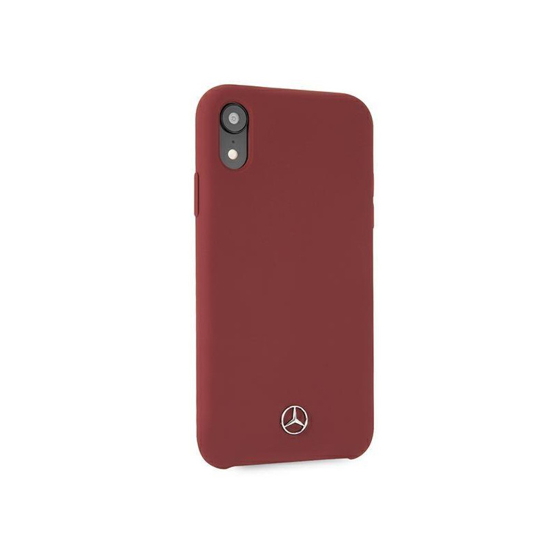Mercedes Silicone Line dėklas iPhone Xr - raudonas