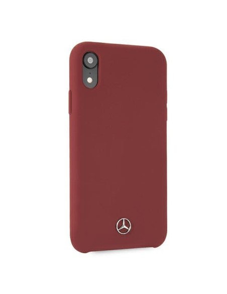 Mercedes Silicone Line dėklas iPhone Xr - raudonas Mercedes Silicone Line dėklas iPhone Xr - raudonas