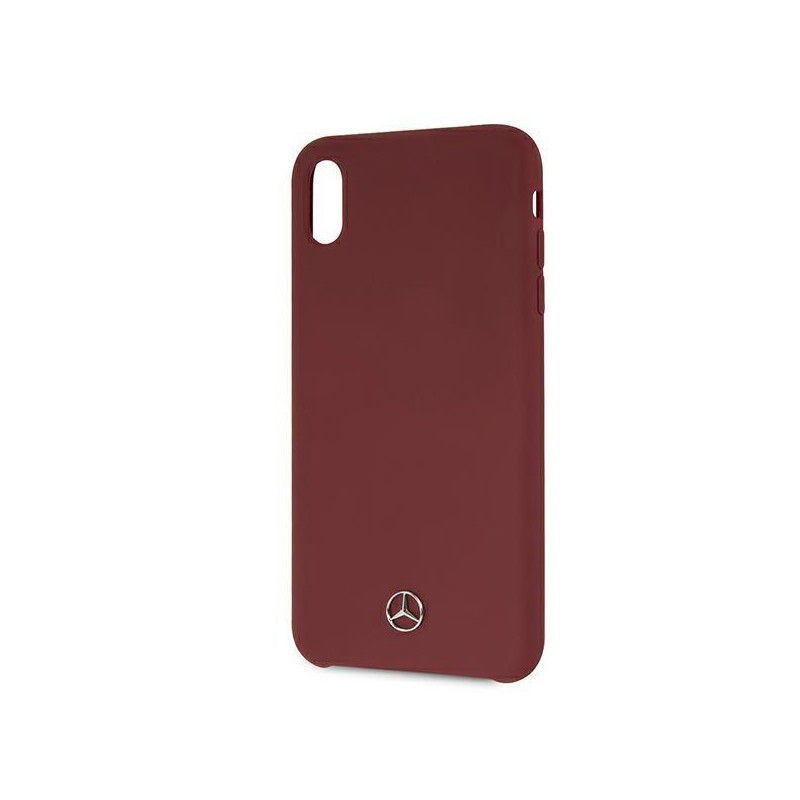 Mercedes Silicone Line dėklas iPhone Xs Max - raudonas