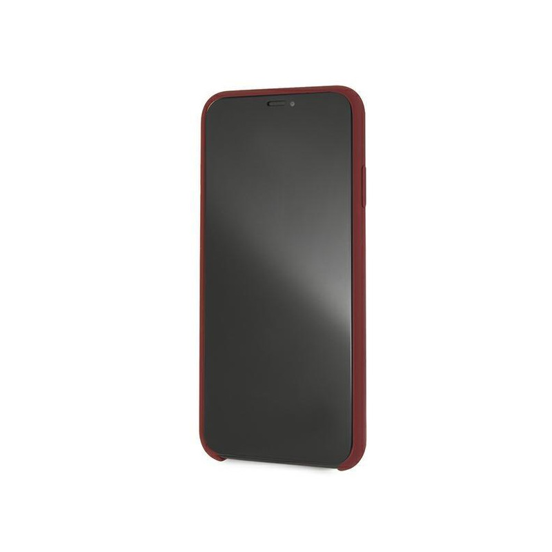 Mercedes Silicone Line dėklas iPhone Xs Max - raudonas