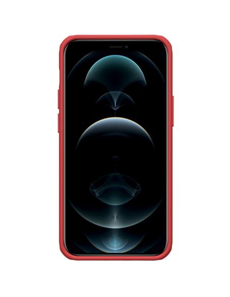Nillkin Super Frosted Shield Pro patvarus dėklas, dangtelis iPhone 13 mini raudonas