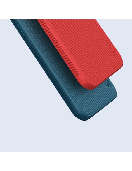 Nillkin Super Frosted Shield Pro patvarus dėklas, dangtelis iPhone 13 mini raudonas