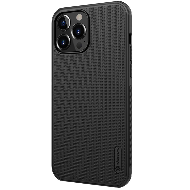 Nillkin Super Frosted Shield Pro patvarus dėklo dangtelis skirtas iPhone 13 Pro Max juodas