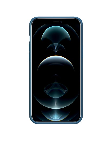 Nillkin Super Frosted Shield Pro patvarus dėklas, dangtelis skirtas iPhone 13 Pro Max, mėlynas